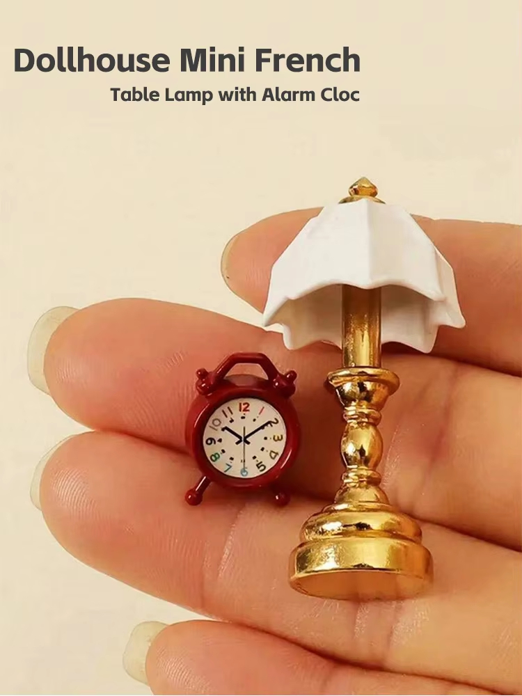 Sustainable Living Principles - Lampu Meja Mini Prancis untuk Rumah