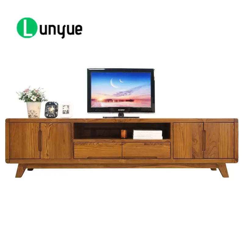 Sustainable Living Is - Lemari TV Kayu Jati Berkelanjutan Gaya