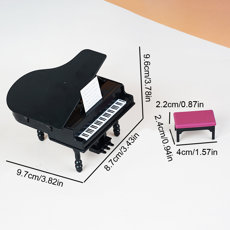1:12 Miniatur Piano Rumah Bone - Sustainable Living Principles ulasan dan harga