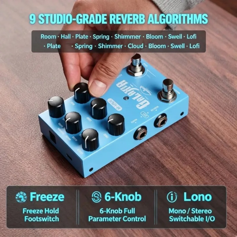 Pedal Gitar Reverb M-VAVE deng - Sustainable Living Is ulasan dan harga